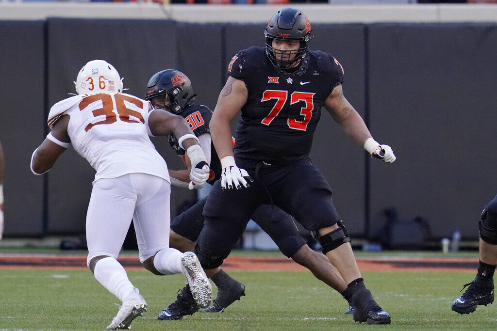 Pittsburgh Steelers: TEVEN JENKINS, OT, OKLAHOMA STATE